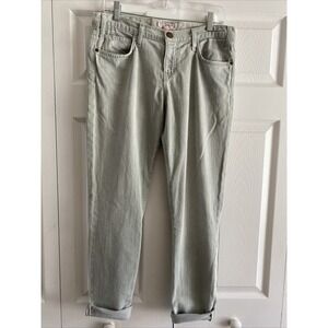 Current Elliott The Stiletto Jeans Womens Size 29 Sage Green Skinny Cropped Pant